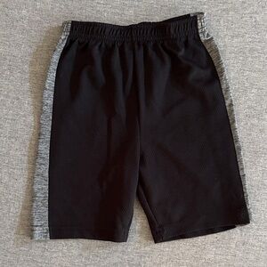 Nickelodeon Black Athletic Shorts with Gray Side Panels - 5
